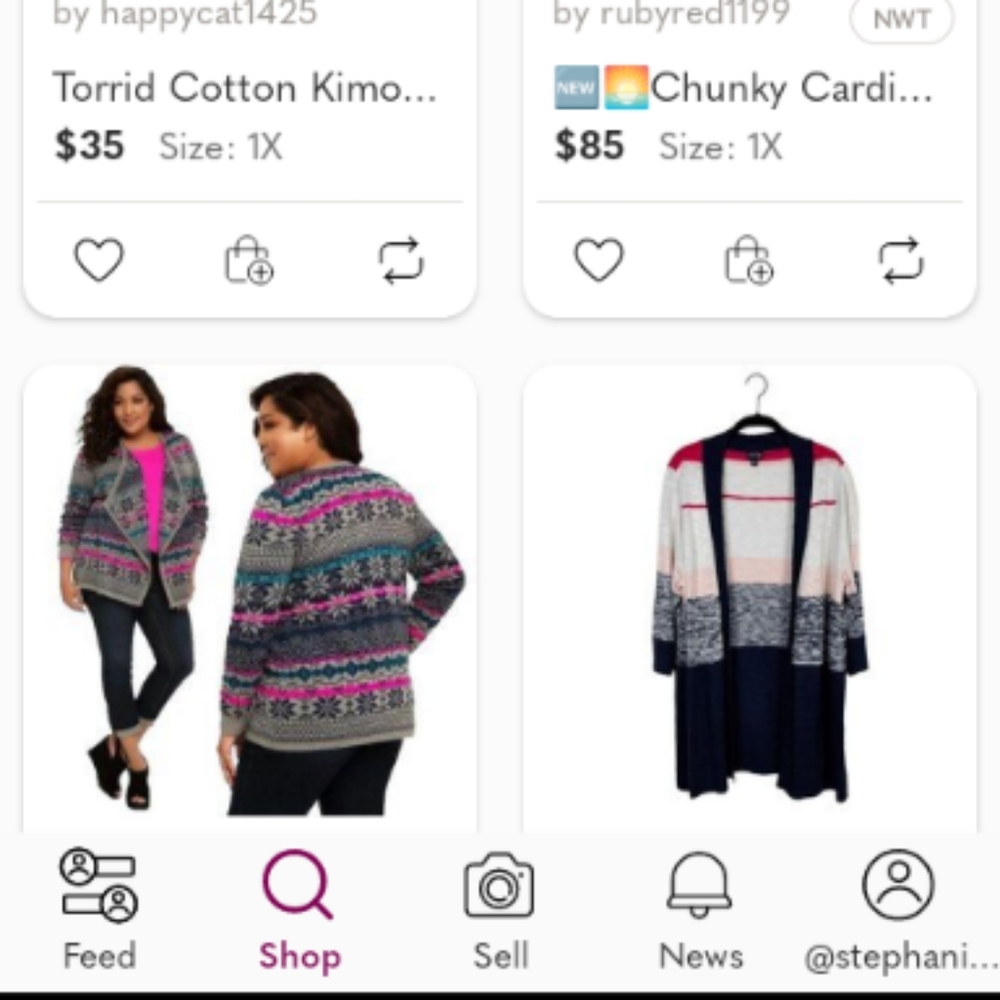 ISO Aztec Torrid NWT Or NWOT Cardigan